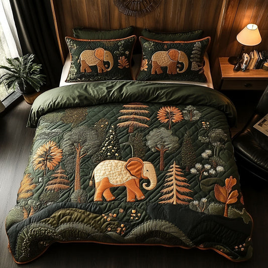 Grand Tusks 3-Piece Quilted Bedding Set NCU0PT8902