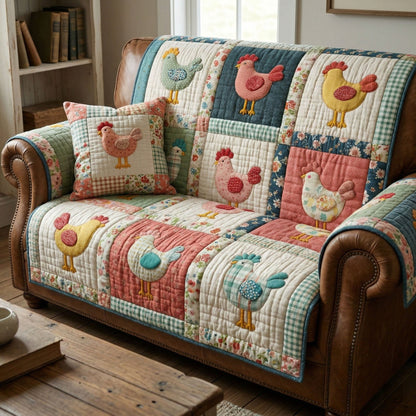 Grandma Farmhouse Quilted Sofa Cover NCU0NT12382