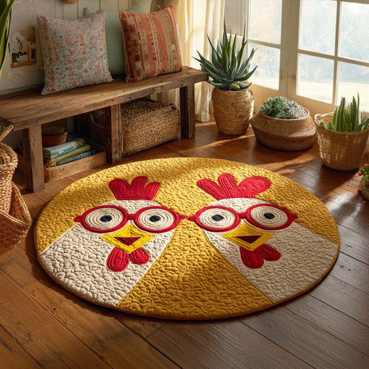 Granny Roost Quilted Round Mat NCU0XD024