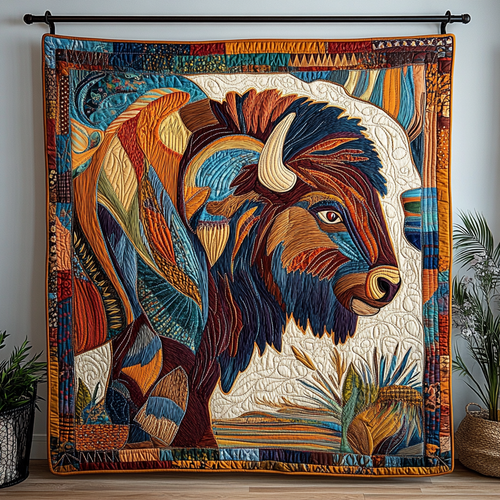 Great Plains Wanderer Quilted Blanket NCU0DK4901