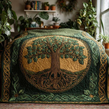 Green Covenant Quilted Blanket NCU0XD2404