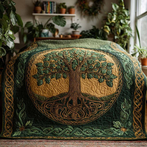 Green Covenant Quilted Blanket NCU0XD2404