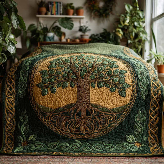 Green Covenant Quilted Blanket NCU0XD2404