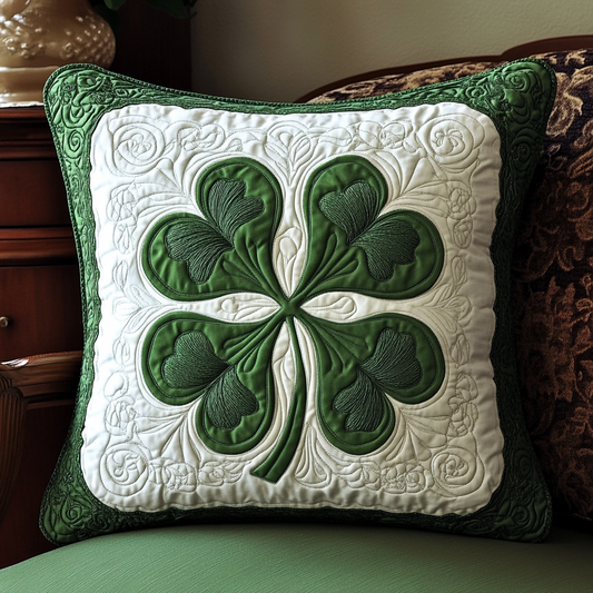 Green Serenity Quilted Pillow Case NCU0VH2577