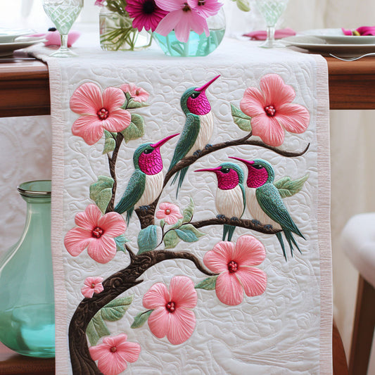 Green Serenity Quilted Table Runner NCU0NT6223