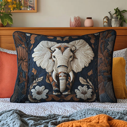 Grey Majesty Quilted Bedding Pillow Case NCU0PT8209