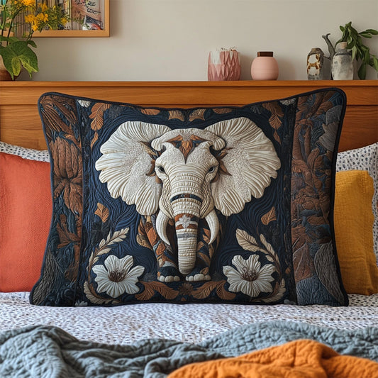 Grey Majesty Quilted Bedding Pillow Case NCU0PT8209