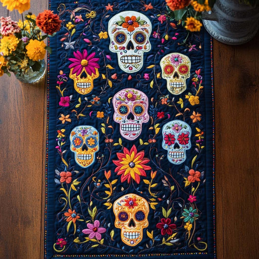Grim Romance Quilted Table Runner NCU0NT7961