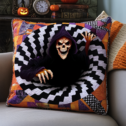 Grimm Reaper Grasp Quilted Pillow Case NCU0DV7630