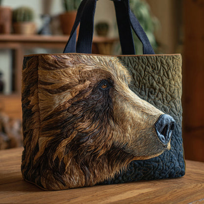 Grizzly Dreams Quilted Tote Bag NCU0PT8718