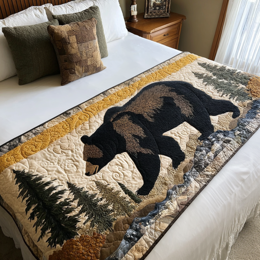 Grizzly Glow Quilted Bed Runner NCU0PT8373