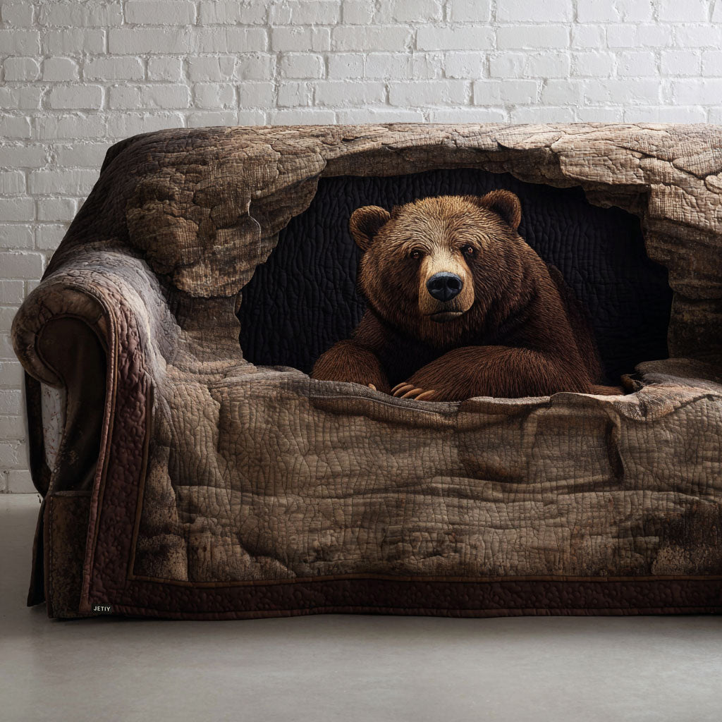 Wild Animal Quilted Sofa Cover NCU0VT306