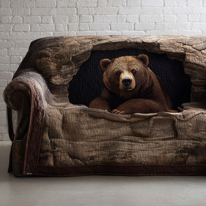 Wild Animal Quilted Sofa Cover NCU0VT306