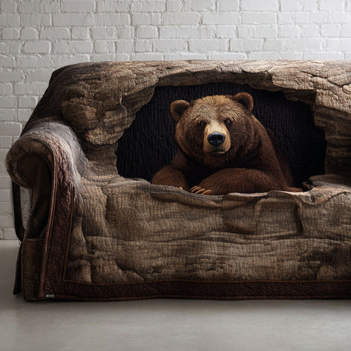 Wild Animal Quilted Sofa Cover NCU0VT306