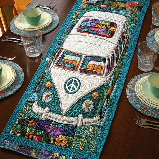 Groovy Getaway Quilted Table Runner NCU0PT4258