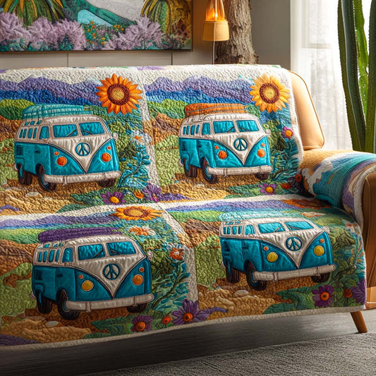 Groovy Miles Quilted Sofa Cover NCU0NT10694