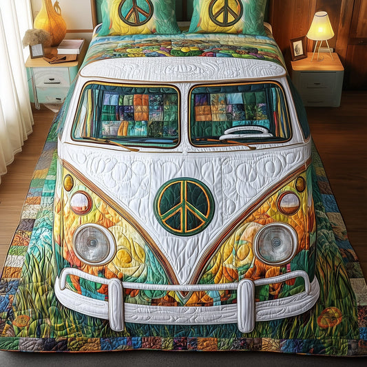 Groovy Ride 3-Piece Quilted Bedding Set NCU0PT4109