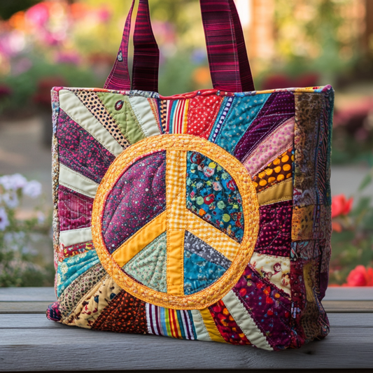 Groovy Threads Quilted Tote Bag NCU0PT8356