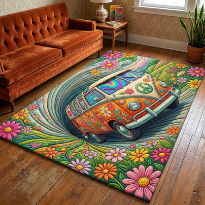 Groovy Tunnel Area Rug NCU0NT12488
