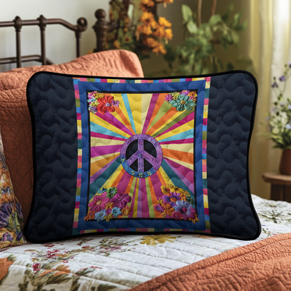 Groovy Vibes Quilted Bedding Pillow Case NCU0DK5465