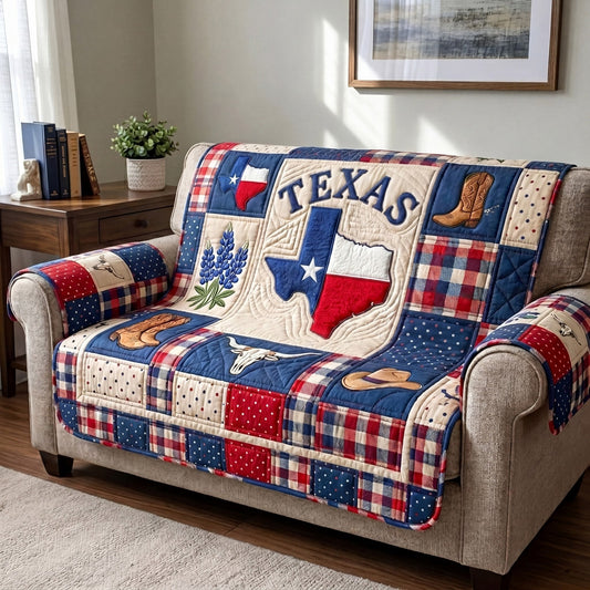 Guadalupe Ridge Quilted Sofa Cover NCU0HH2008