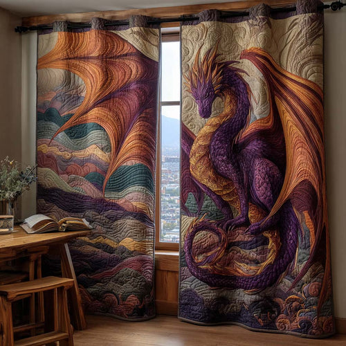 Guardian Dragon Quilted Curtains NCU0NT11171