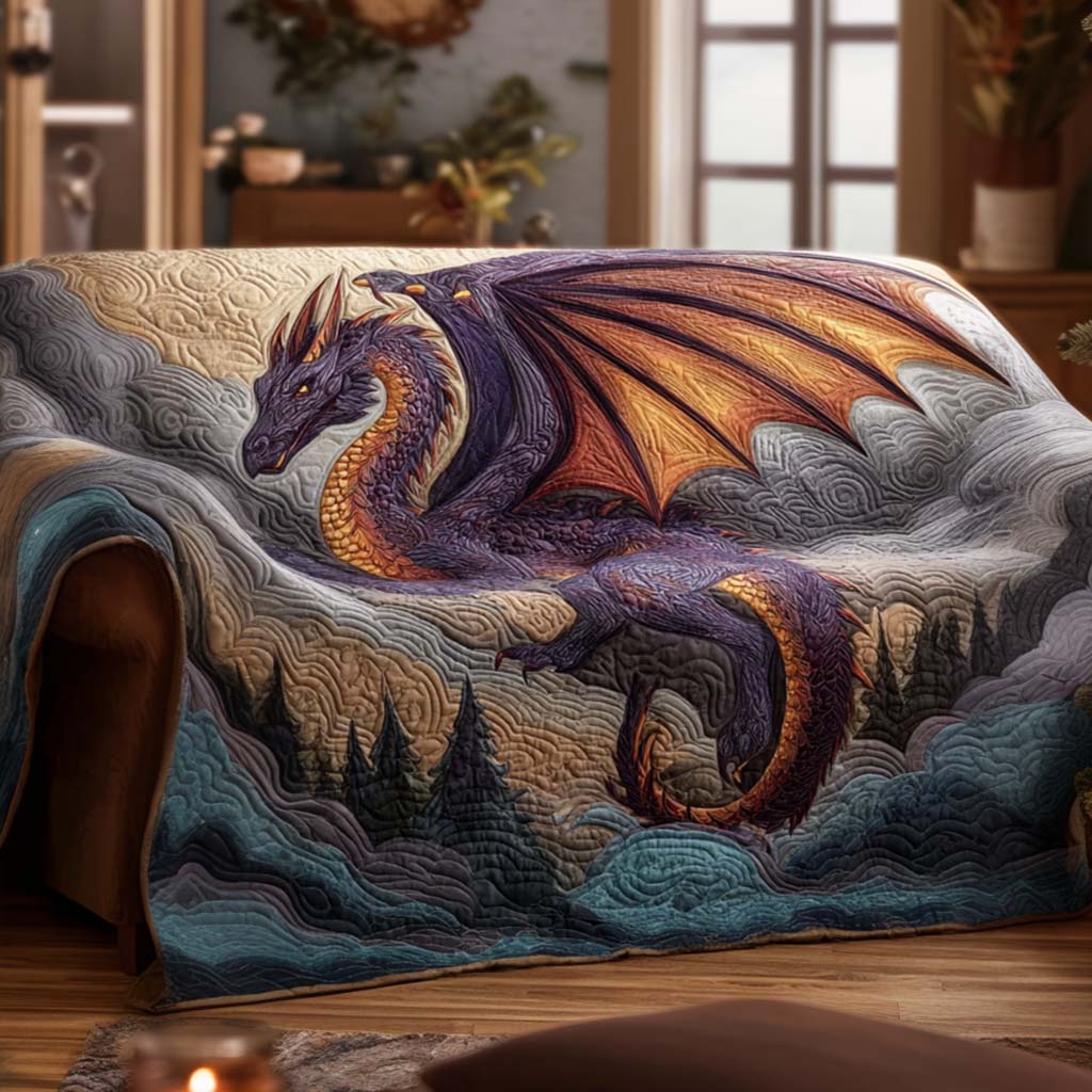 Guardian Dragon Quilted Sofa Cover NCU0NT11178