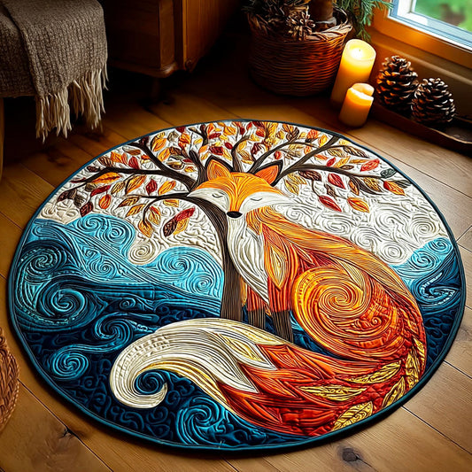 Guardian Of The Tree Quilted Round Mat NCU0TV192
