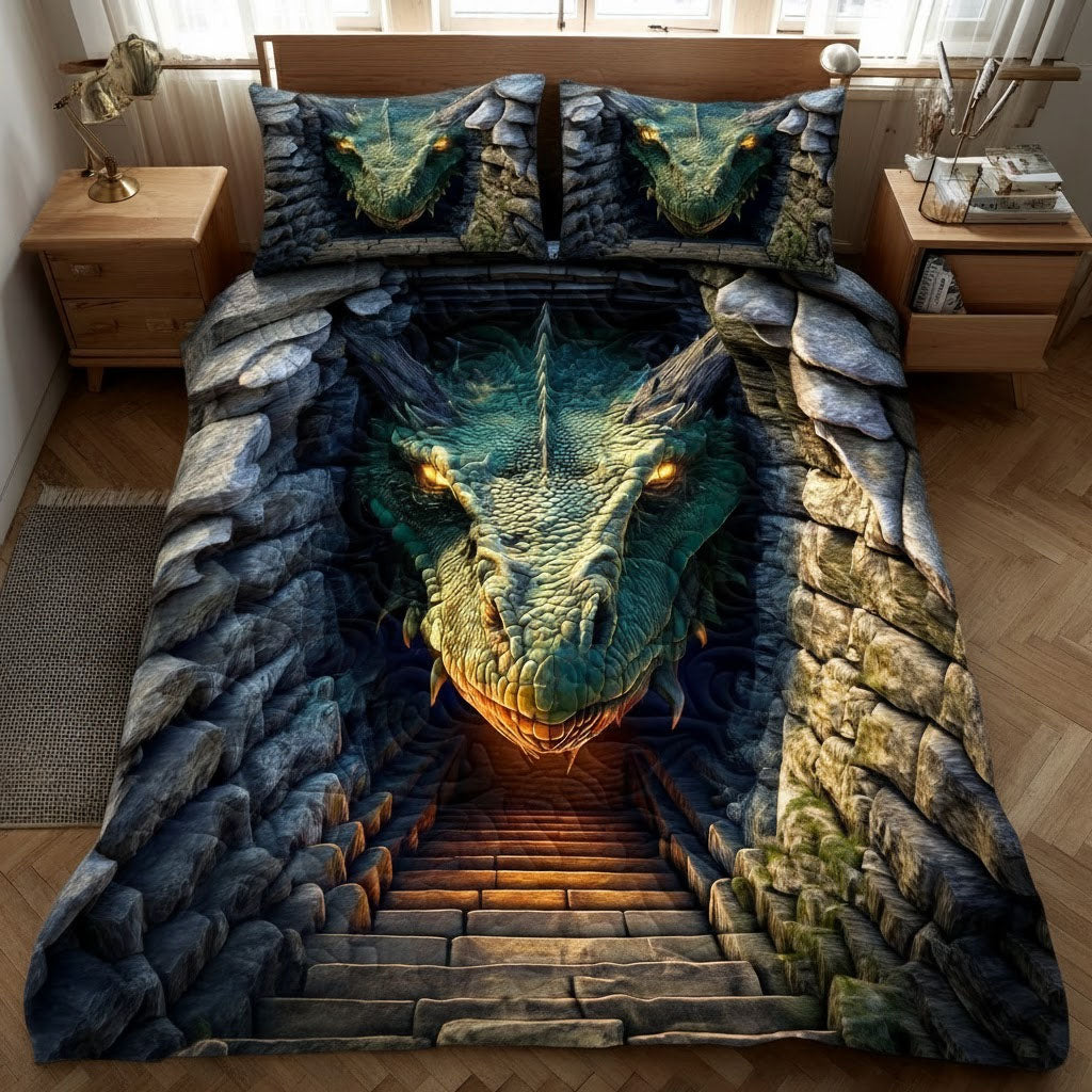 Guardian Path 3-Piece Quilted Bedding Set NCU0TV1350