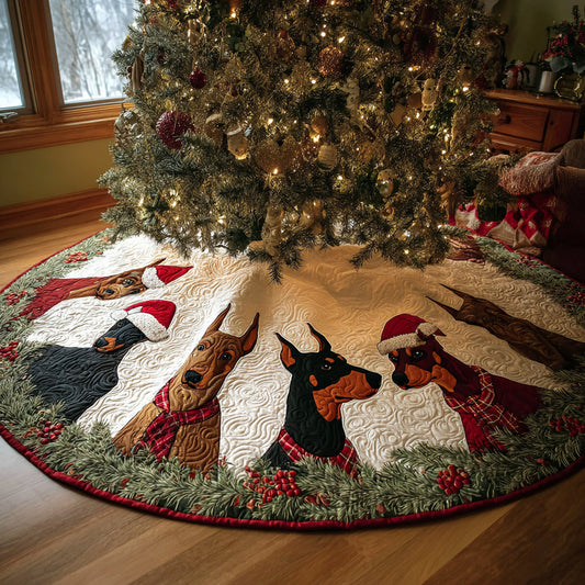 Guardian of Christmas Christmas Quilted Tree Skirt NCU0DV8290