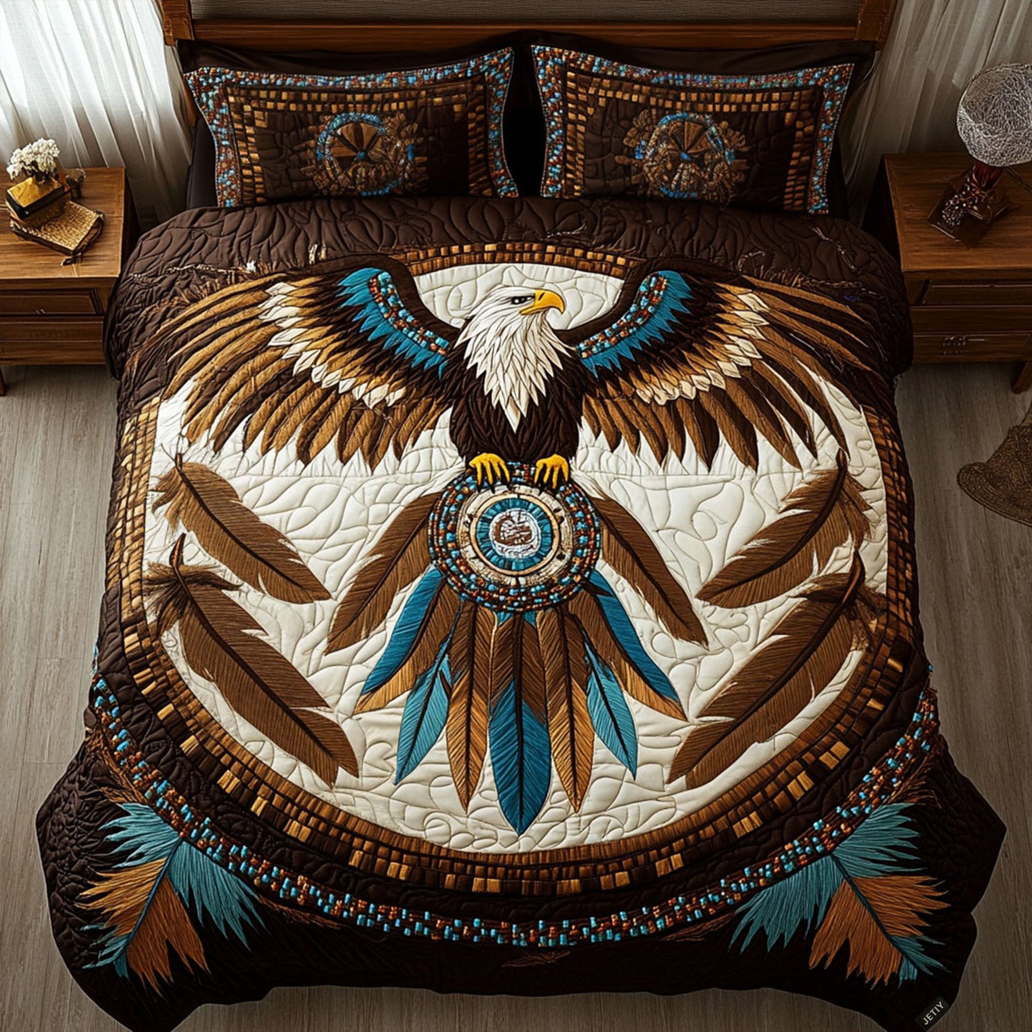 Guardian of Dreams 3-Piece Quilted Bedding Set NCU0PT2944