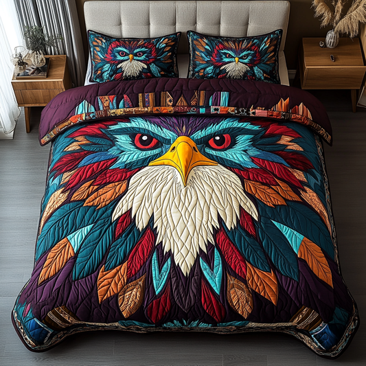 Guardian of the Skies 3-Piece Quilted Bedding Set NCU0DK3265