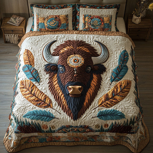 Guardians of the Land 3-Piece Quilted Bedding Set NCU0PT3099