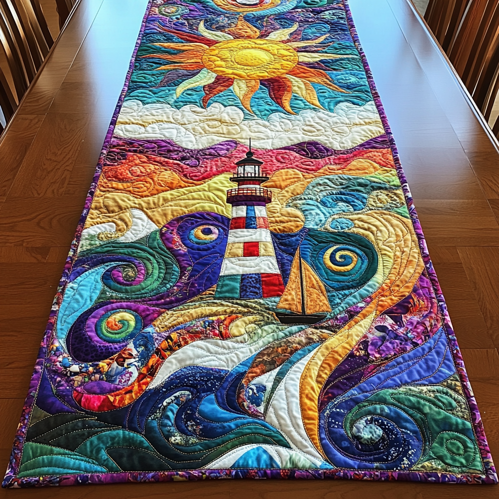 Guiding Light Quilted Table Runner NCU0DK4604
