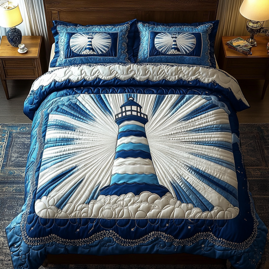 Guiding Star 3-Piece Quilted Bedding Set NCU0VH3021