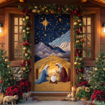 Guiding Star Quilted Door Cover NCU0TV1007