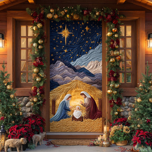 Guiding Star Quilted Door Cover NCU0TV1007