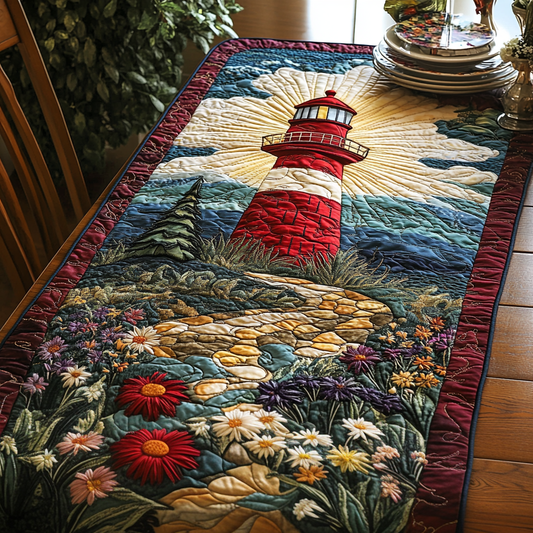 Guiding Star Quilted Table Runner NCU0DV4618
