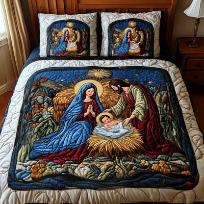 Guiding Star Wonder 3-Piece Quilted Bedding Set NCU0NT1561