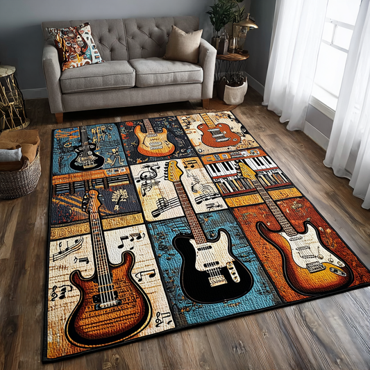 Guitar Harmony Area Rug NCU0DK10149
