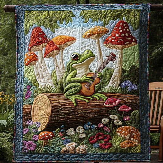 Guitar Hopper Quilted Blanket NCU0PT7168
