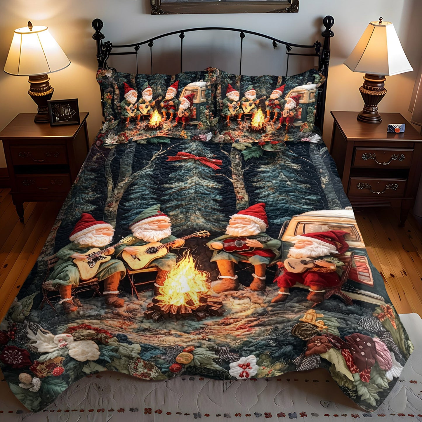 Guitar Nights 3-Piece Quilted Bedding Set NCU0PT2661