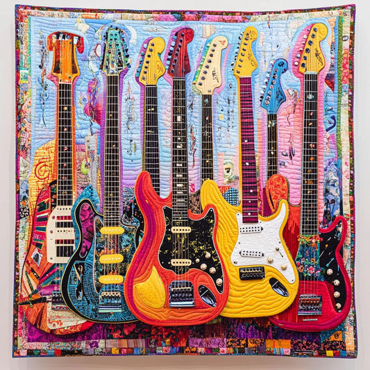 Guitarist Dream Quilted Blanket NCU0PT1274