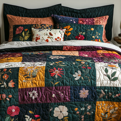 Gypsy Bohemia 3-Piece Quilted Bedding Set NCU0PT7031