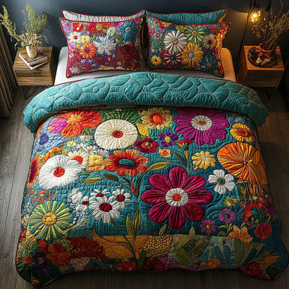 Gypsy Soul 3-Piece Quilted Bedding Set NCU0PT7032