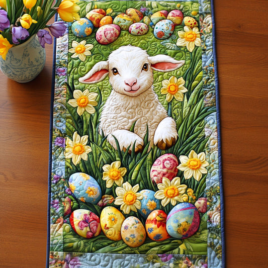 Hallelujah Harvest Quilted Table Runner NCU0PT4914