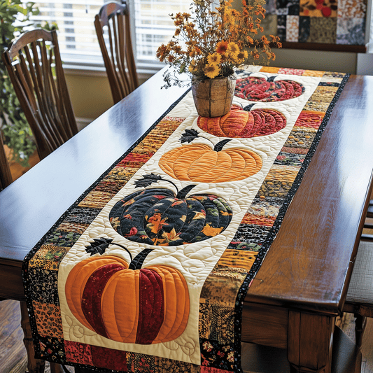 Halloween Harvest Quilted Table Runner NCU0TH1727