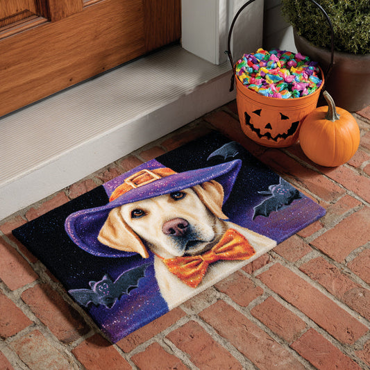 Halloween Labrador Retriever Doormat NCU0HH542