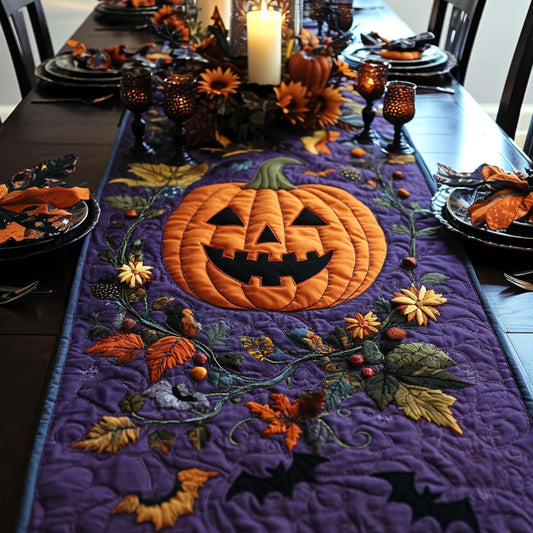 Hallowflame Quilted Table Runner NCU0DV7168