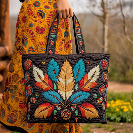 Halo of Peace Quilted Tote Bag NCU0PT8334